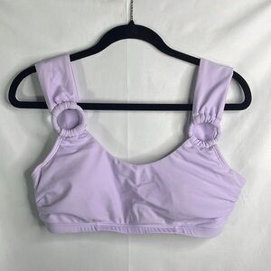 Gabifresh x swimsuits for all lavender swim top